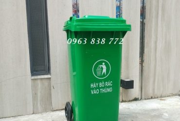 Thùng rác công cộng 120l – thùng rác nhựa gia đình – thùng rác môi trường.
