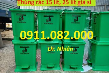 Thanh lý cuối năm thùng rác y tế, thùng rác nhựa giá rẻ vĩnh long- lh 0911082000