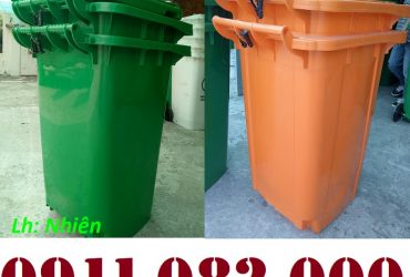 Nơi chuyên cung cấp thùng rác giá rẻ tại hậu giang- sỉ thùng rác 120l 240l 660l- lh 0911082000