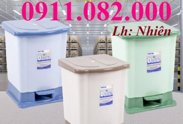 Nơi bán thùng rác 120l 240l màu xanh giá rẻ tại vĩnh long- thùng rác gia đình, công cộng- lh 0911082000