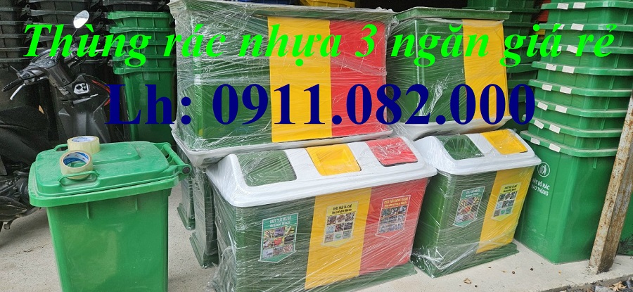 Thùng rác giá rẻ tại an giang- thùng rác 120 lít 240 lít đựng rác sinh hoạt, y tế- lh 0911082000