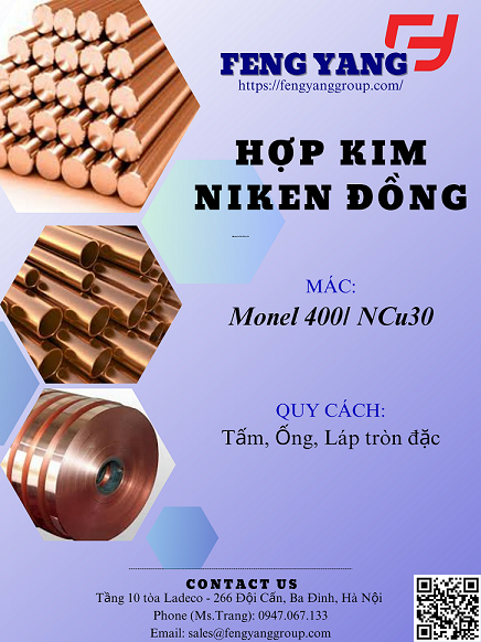 Hợp kim NI-CU Monel 400