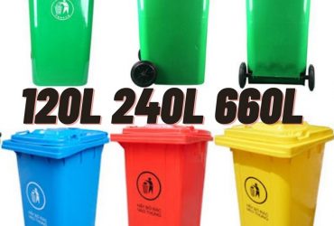 Thùng rác hàng mới về giá rẻ sỉ và lẻ- thùng rác 120l 240l giá rẻ tại hậu giang- lh 0911082000