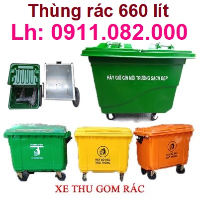 Chuyên sỉ lẻ thùng đựng rác, thùng rác công cộng, y tế, 120l 240l giá rẻ- lh 0911082000