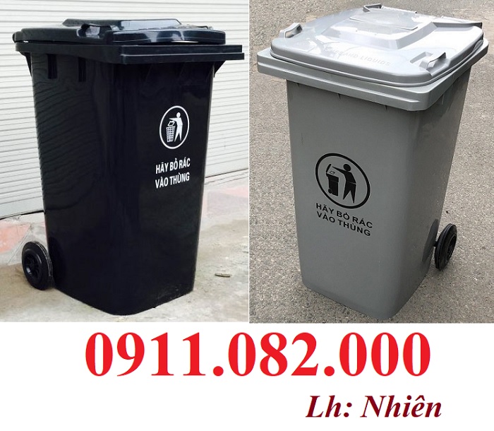 Thùng rác nhựa Phan Khánh Đăng giá rẻ tại miền tây- thùng rác 120L, 240L, 660L giá sỉ- lh 0911082000